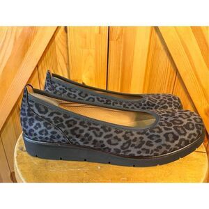 Gabor black leopard print shoes slip ons US Size 9.5